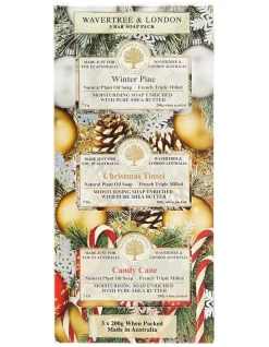 Wholesale 😍 Wavertree & London ❄ Christmas Trio Soap Set 🔔