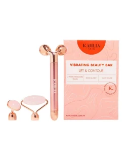 Best Pirce 🥰 Kahlia Skin Rose Quartz Vibrating Beauty Roller In Pink ❤️