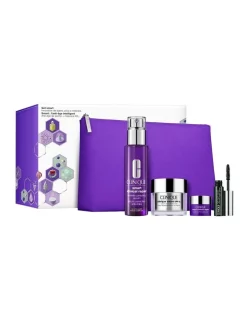 Hot Sale 👍 Clinique Get Smart: Innovative De-Agers, Plus A Mascara Set ✔️