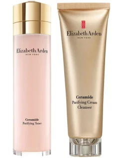 Deals 🤩 Elizabeth Arden Ceramide Cleanser & Toner Set 😀