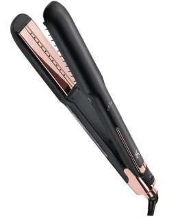 Deals 🌟 VS Sassoon Steam Straight Brilliance Hair Straightener Black/Copper VSS9900A 🔔