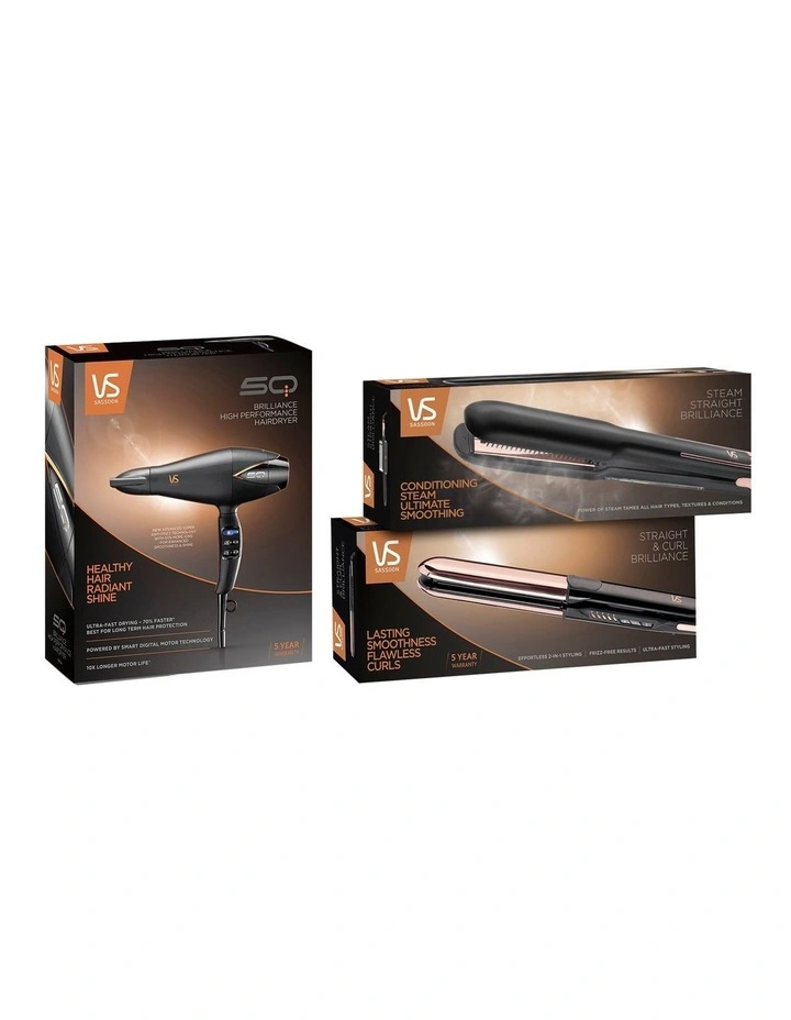 Deals π VS Sassoon Steam Straight Brilliance Hair Straightener Black/Copper VSS9900A π 7 Deals π VS Sassoon Steam Straight Brilliance Hair Straightener Black/Copper VSS9900A π - Image 7