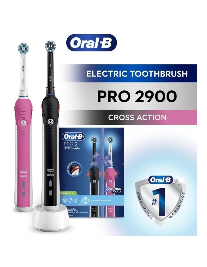 Budget π Oral-B Pro2 His N Hers Dual Handle Electric Toothbrush Black/Pink 4987176075314 π 4 Budget π Oral-B Pro2 His N Hers Dual Handle Electric Toothbrush Black/Pink 4987176075314 π - Image 4
